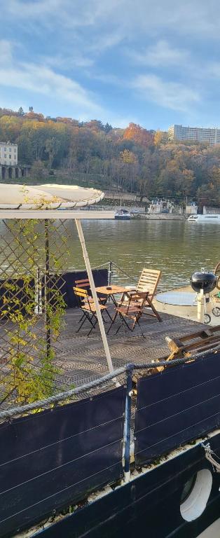 Appartement dans Peniche atypique et idyllique a Confluence nuit insolite Rhone Alpes Lyon 10