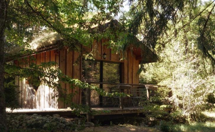 Chalet toit vegetalise nuit insolite Rhone Alpes Champfromier