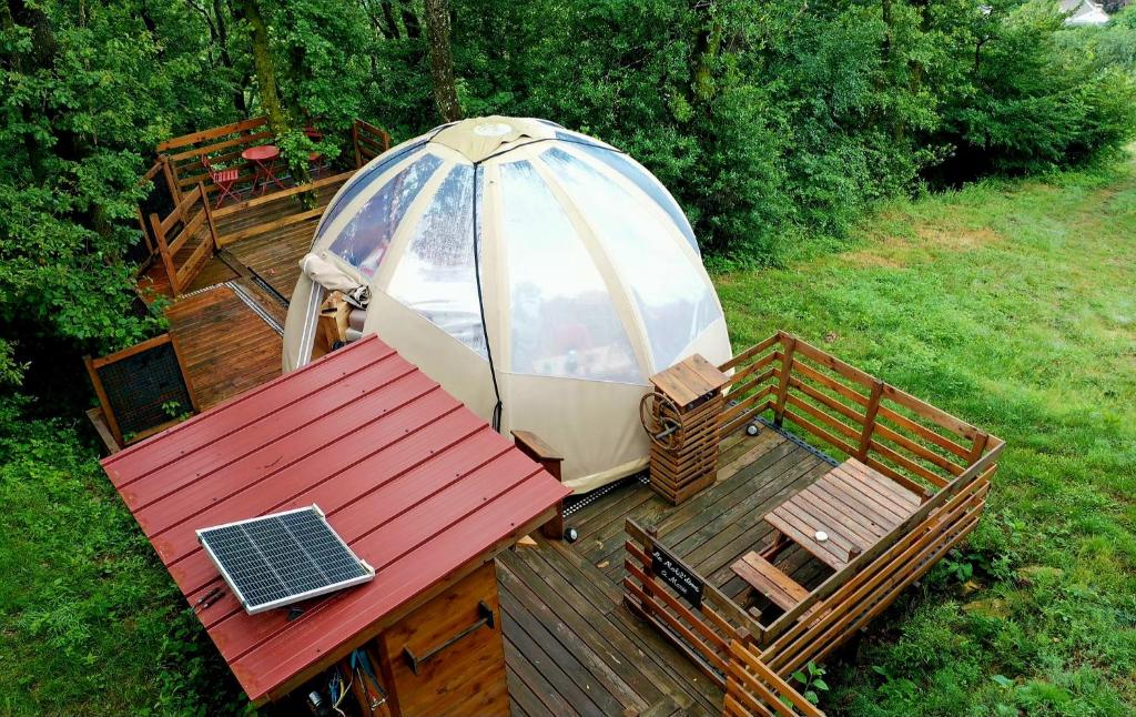 Le MobilDome a Marie nuit insolite Midi Pyrenees Cambounes 6