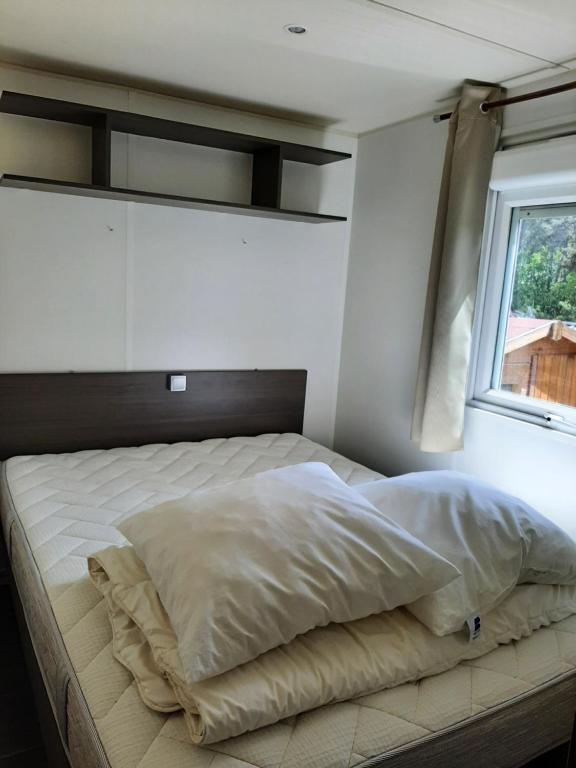 Mobilhome Mobil home Cap ferret nuit insolite Aquitaine Claouey 1
